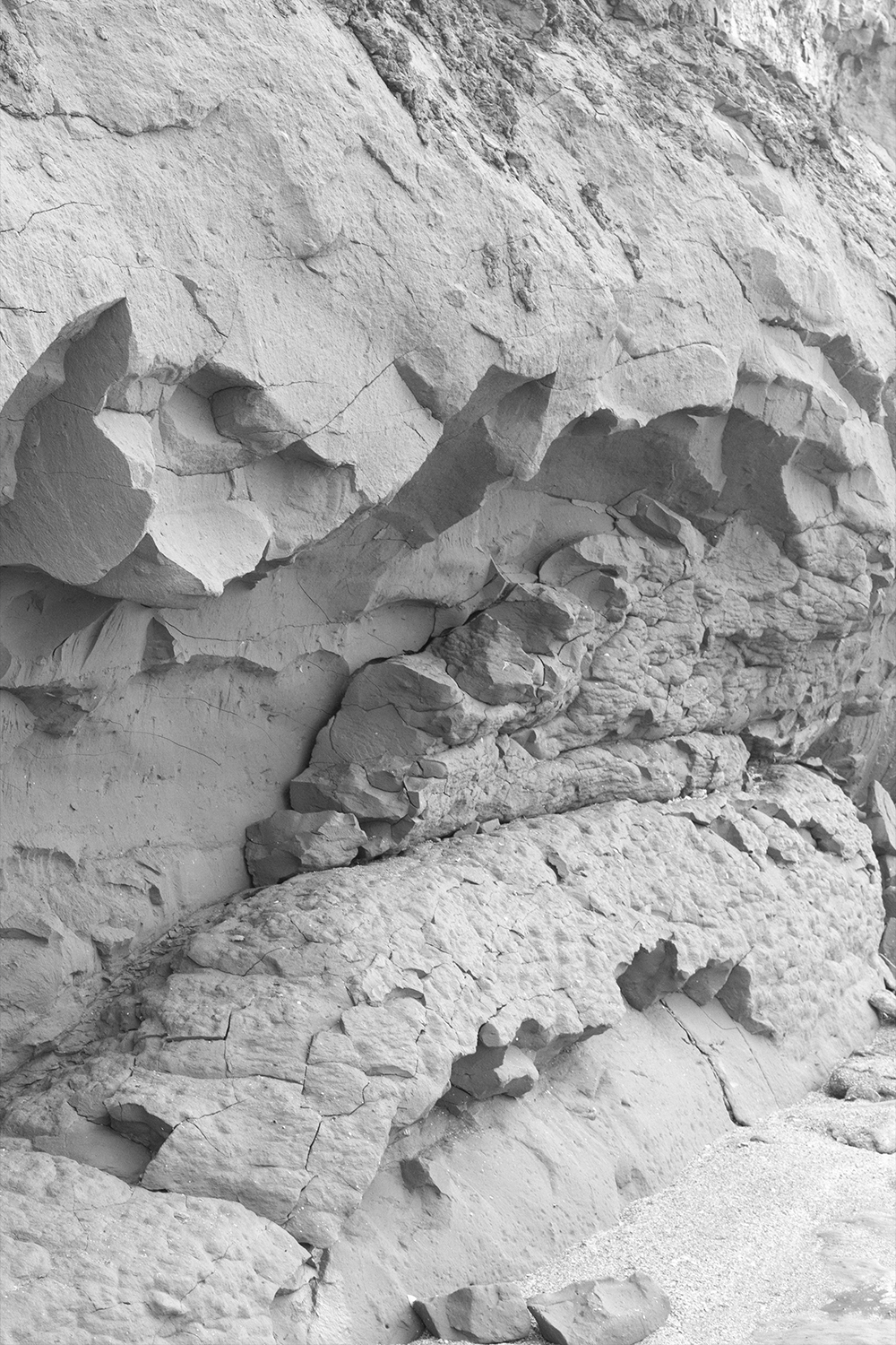 image de falaises de la série de photographies 'le silence des pierres'